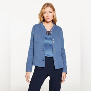 DOUBLE FACE WOOL BLEND JACKET